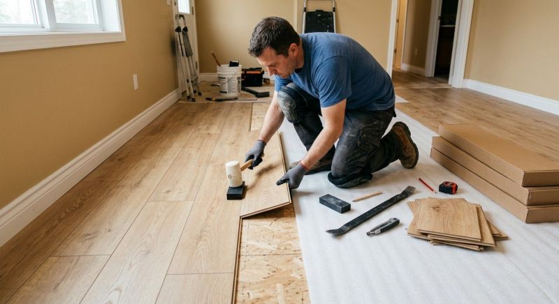 Laminate Floor Installation in Clarksburg, MD