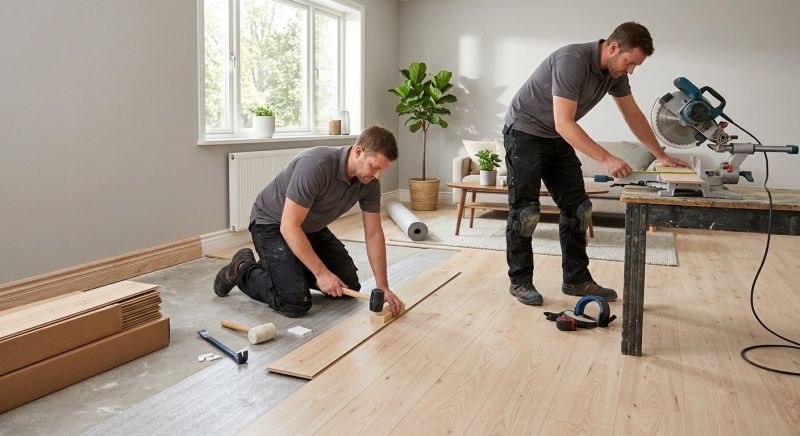 Laminate Floor Installation in Howard County, MD