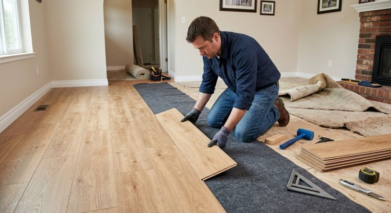 Laminate Floor Remodeling in Bethesda, MD