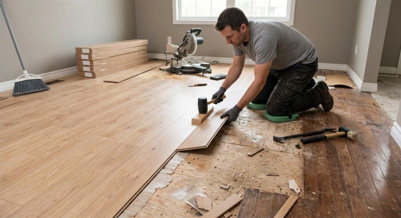 Laminate Floor Replacement in Silver Spring, MD