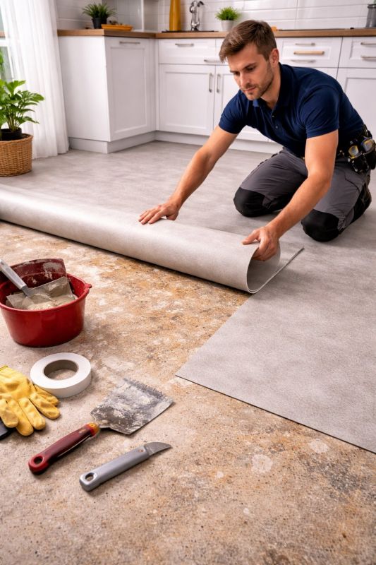 Linoleum Floor Installation in Prince Georges County, MD