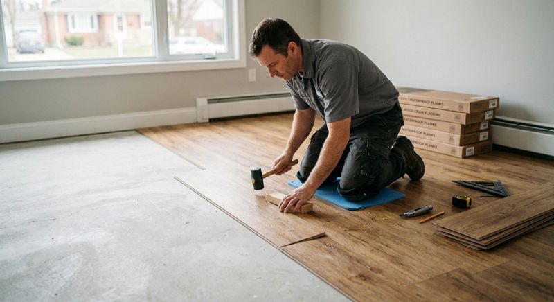 Linoleum Floor Installation in Vienna, VA