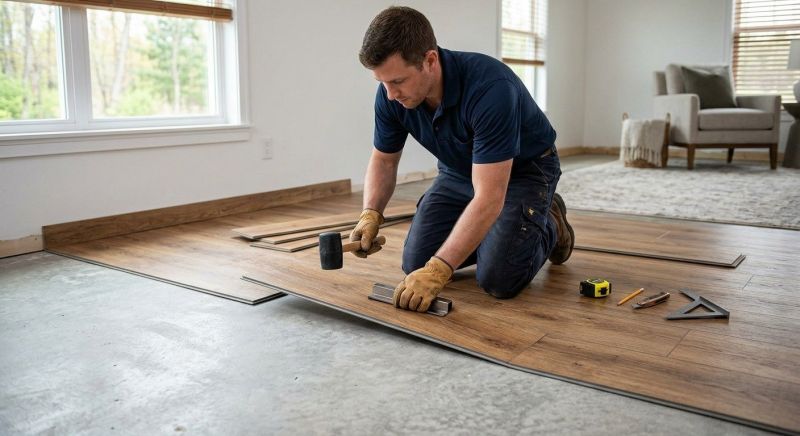 Luxury Vinyl Tile Installation in Germantown, MD