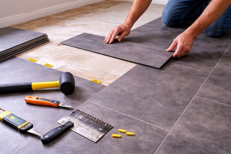 Luxury Vinyl Tile Installation in Potomac, MD