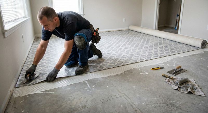 Sheet Vinyl Installation in Derwood, MD