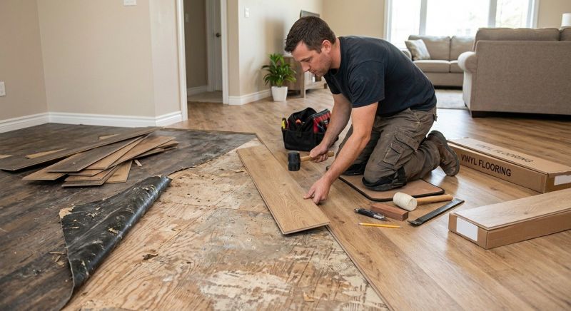 Vinyl Flooring Installation in Germantown, MD