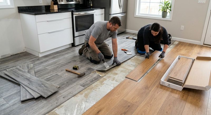 Vinyl Tile Replacement in Bethesda, MD