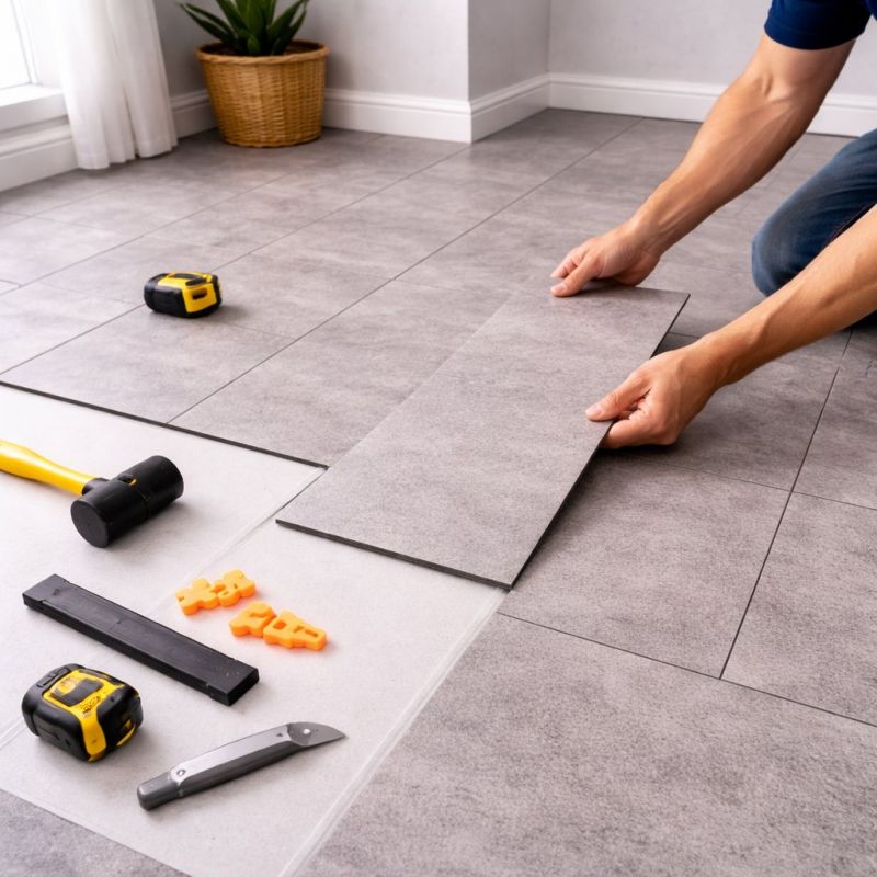Vinyl Tile Replacement in Bethesda, MD