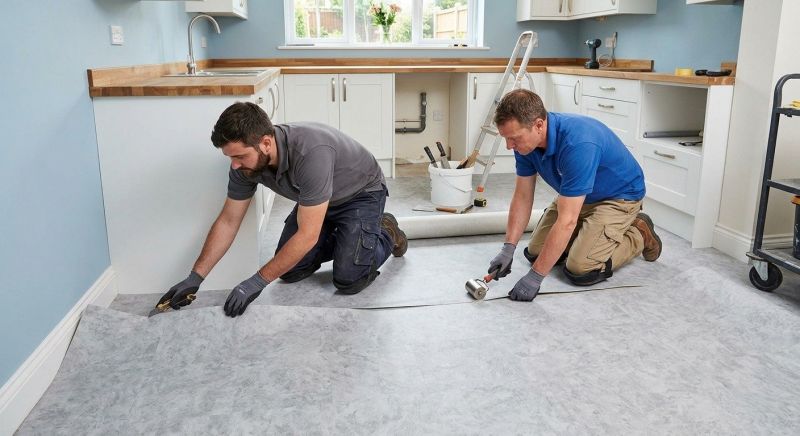 Sheet Linoleum Installation in Suitland, MD